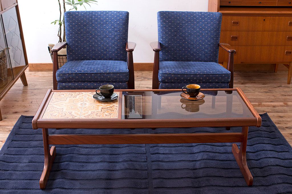 ヴィンテージ家具　イギリスビンテージ　Parker Knoll(パーカーノール)　おしゃれなアームチェア(2)