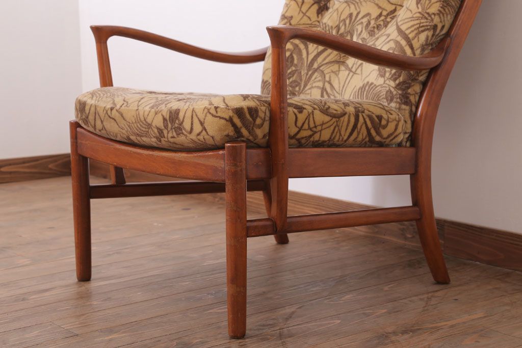 ヴィンテージ家具　イギリスビンテージ　Parker Knoll(パーカーノール)　おしゃれなアームチェア(3)