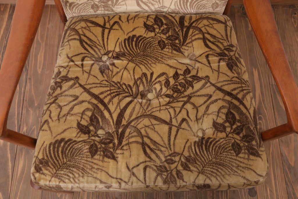 ヴィンテージ家具　イギリスビンテージ　Parker Knoll(パーカーノール)　おしゃれなアームチェア(3)