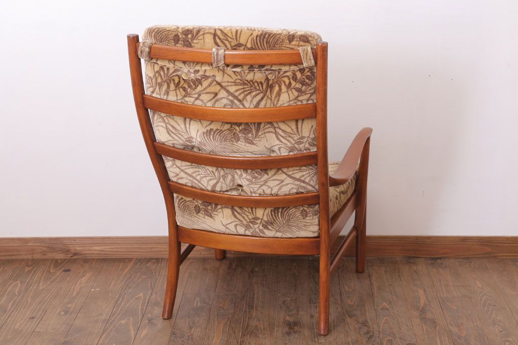 ヴィンテージ家具　イギリスビンテージ　Parker Knoll(パーカーノール)　おしゃれなアームチェア(3)