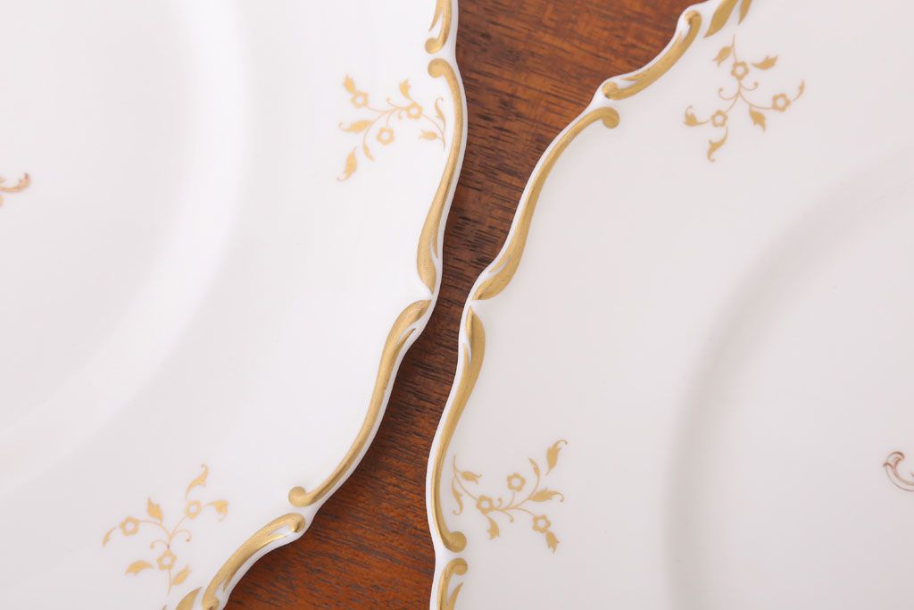 イギリスビンテージ　 ROYAL DOULTON(ロイヤルドルトン)　monteigne　プレート4枚セット(洋食器)(1)