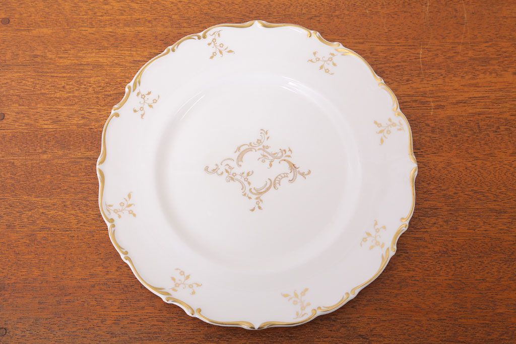 イギリスビンテージ　 ROYAL DOULTON(ロイヤルドルトン)　monteigne　プレート4枚セット(洋食器)(2)