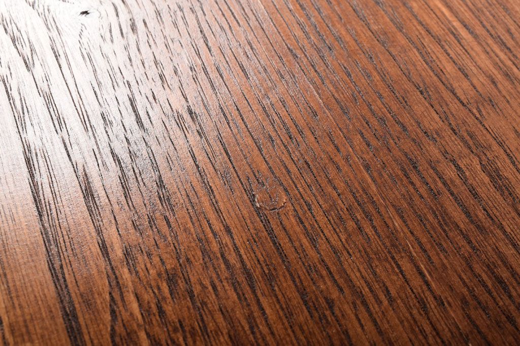 アンティーク家具　モールガラス入り!アンティークペイントのガラス戸収納棚(サイドキャビネット)