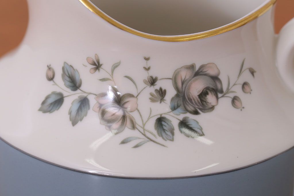 アンティーク雑貨　【T様ご成約済・ご決済用】ROYAL DOULTON(ロイヤルドルトン)　ROSE ELEGANS(ローズ・エレガンス)　ミルクジャグ(洋食器)