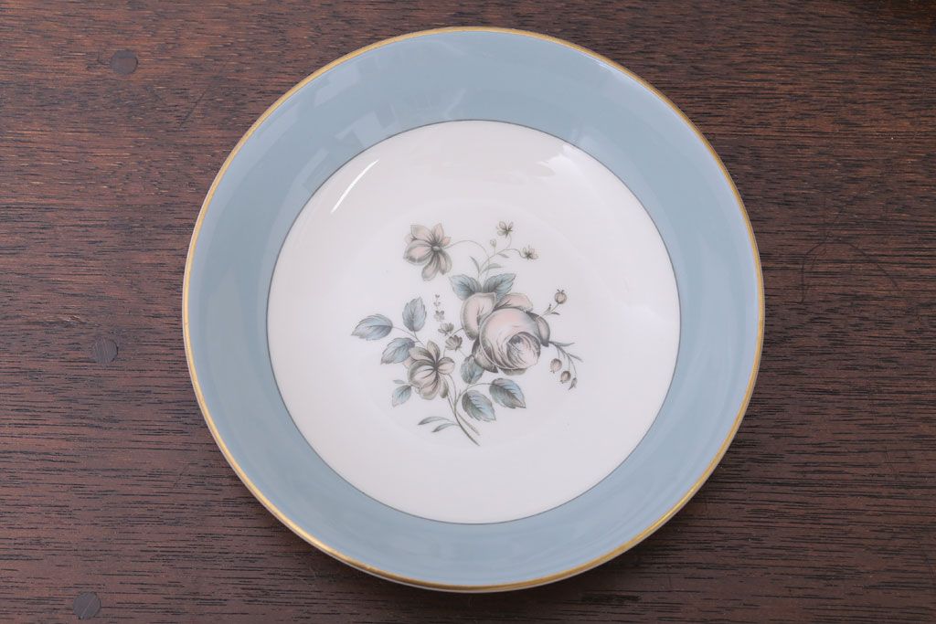 ROYAL DOULTON(ロイヤルドルトン)　ROSE ELEGANS(ローズ・エレガンス)　深皿4枚セット(洋食器)(2)