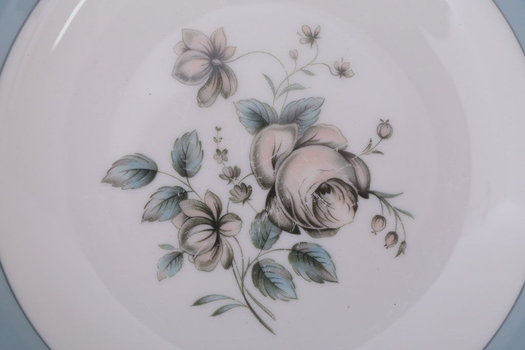 ROYAL DOULTON(ロイヤルドルトン)　ROSE ELEGANS(ローズ・エレガンス)　深皿4枚セット(洋食器)(2)