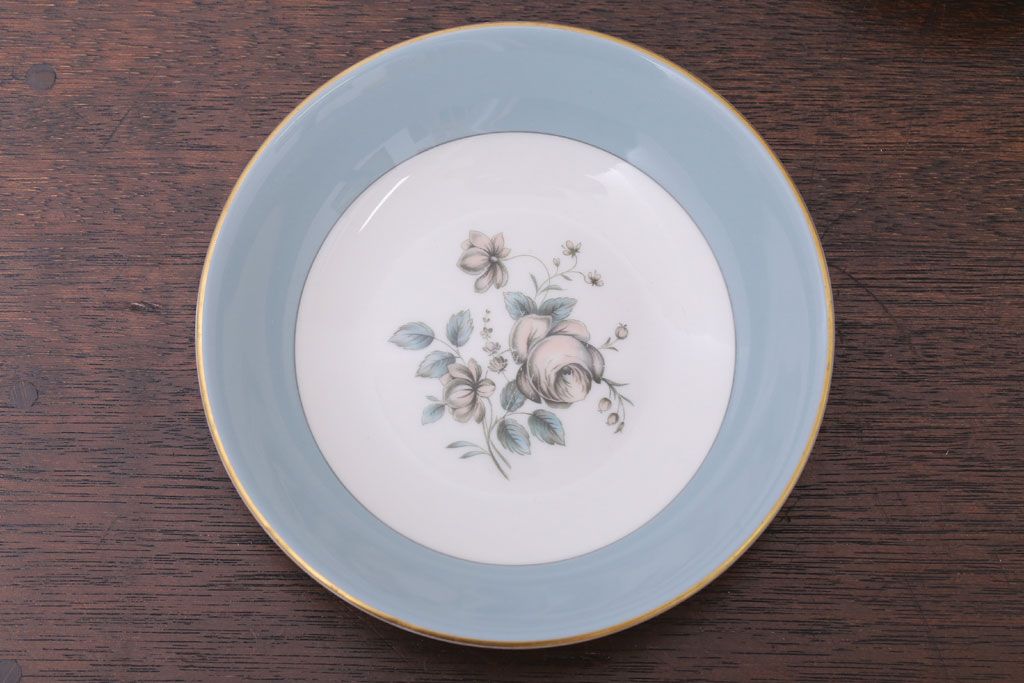 ROYAL DOULTON(ロイヤルドルトン)　ROSE ELEGANS(ローズ・エレガンス)　深皿4枚セット(洋食器)(3)