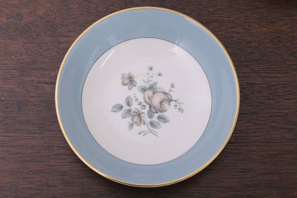 【T様ご成約済・ご決済用】ROYAL DOULTON(ロイヤルドルトン)　ROSE ELEGANS(ローズ・エレガンス)　深皿4枚セット(洋食器)