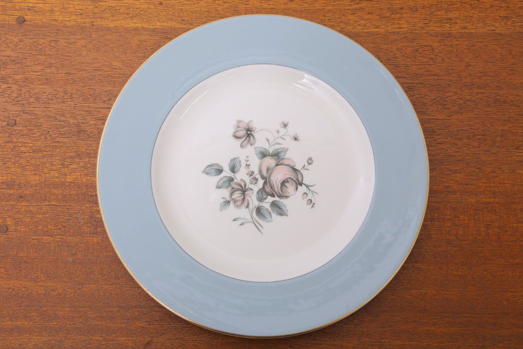 ROYAL DOULTON(ロイヤルドルトン)　ROSE ELEGANS(ローズ・エレガンス)　ディナープレート4枚セット(皿・洋食器)(2)