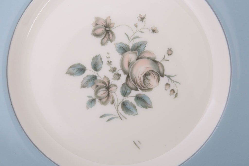 ROYAL DOULTON(ロイヤルドルトン)　ROSE ELEGANS(ローズ・エレガンス)　サラダプレート4枚セット(皿・洋食器)(1)