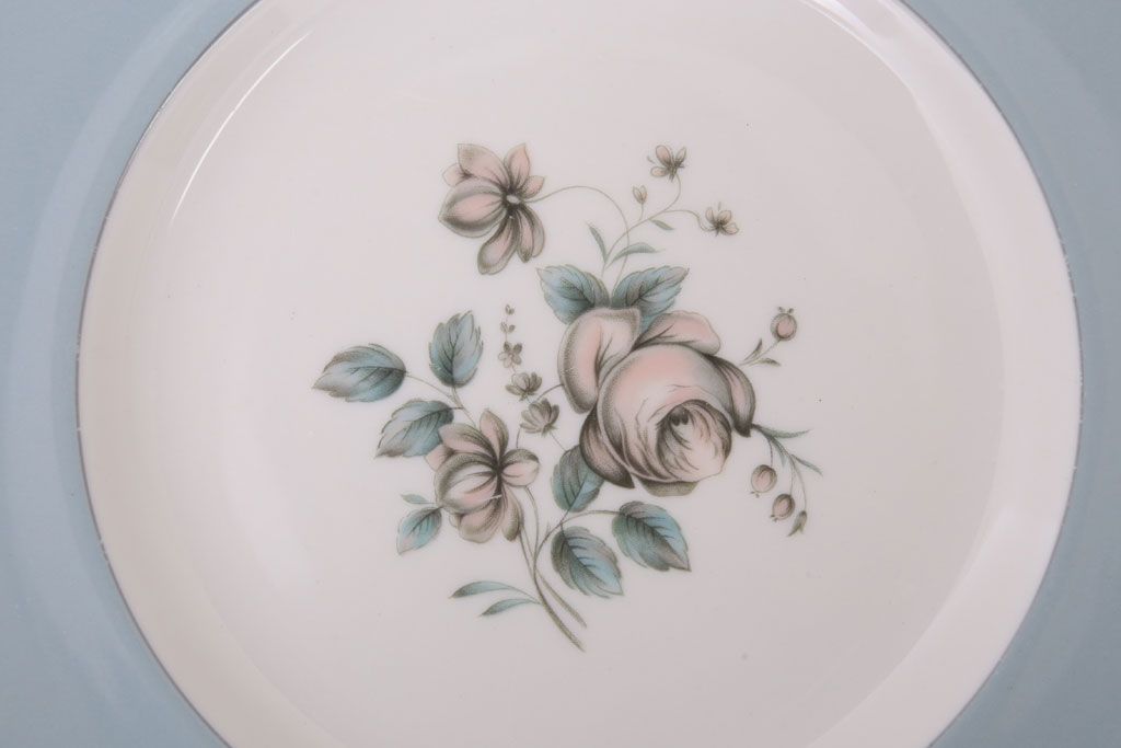 ROYAL DOULTON(ロイヤルドルトン)　ROSE ELEGANS(ローズ・エレガンス)　サラダプレート4枚(皿・洋食器)(2)