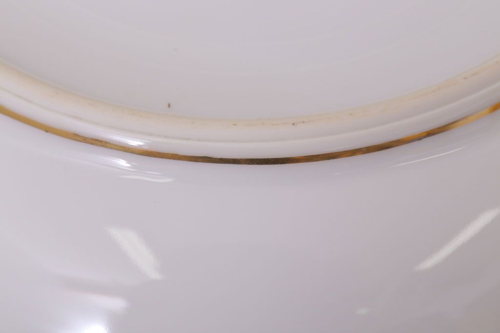 オールドノリタケ 英国輸出品 マルキ アンティーク金彩深皿(洋食器)