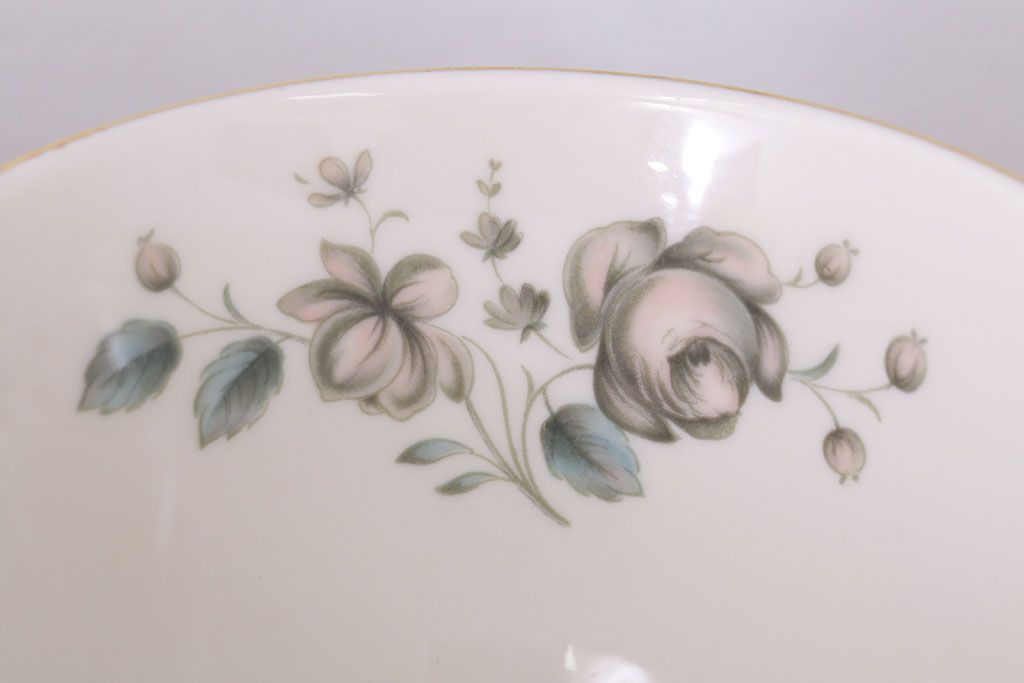 アンティーク雑貨　【T様ご成約済・ご決済用】ROYAL DOULTON(ロイヤルドルトン)　ROSE ELEGANS(ローズ・エレガンス)　カップ&ソーサー3客セット(洋食器)