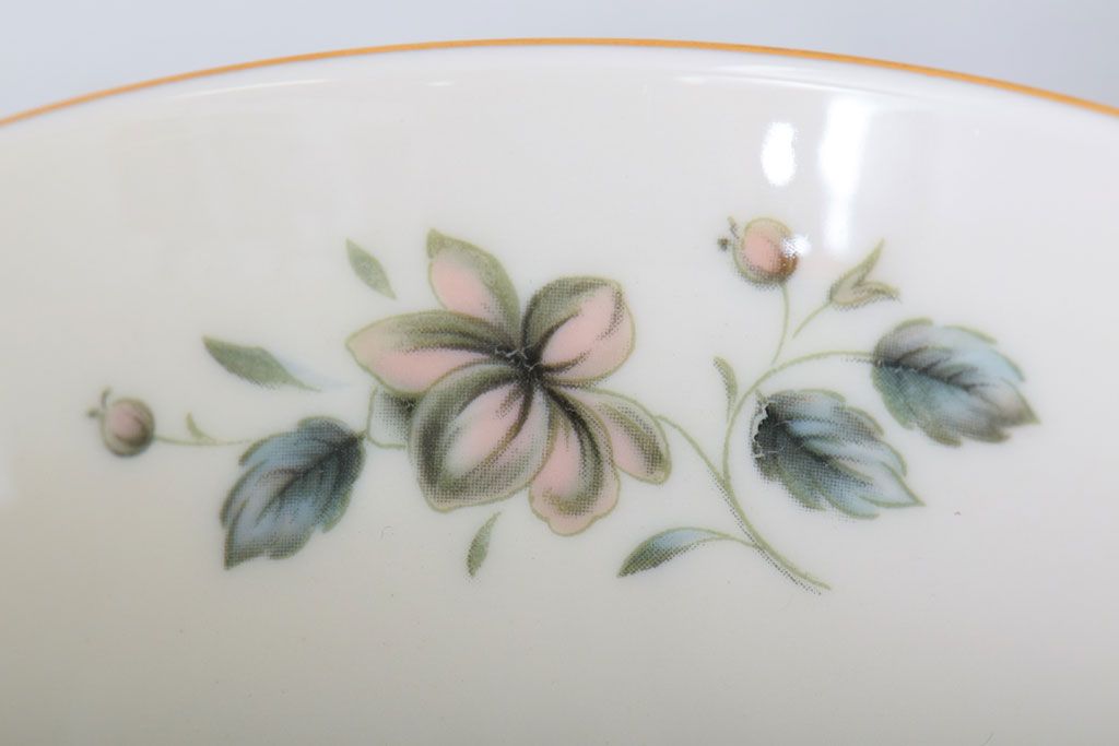 ROYAL DOULTON(ロイヤルドルトン)　ROSE ELEGANS(ローズ・エレガンス)　カップ&ソーサー4客セット(洋食器)(1)