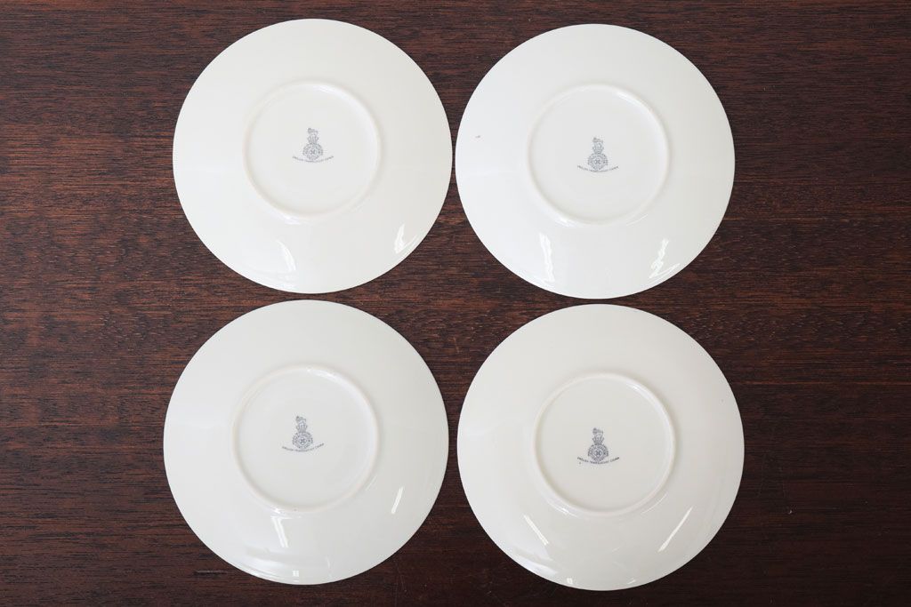 ROYAL DOULTON(ロイヤルドルトン)　ROSE ELEGANS(ローズ・エレガンス)　カップ&ソーサー4客セット(洋食器)(1)