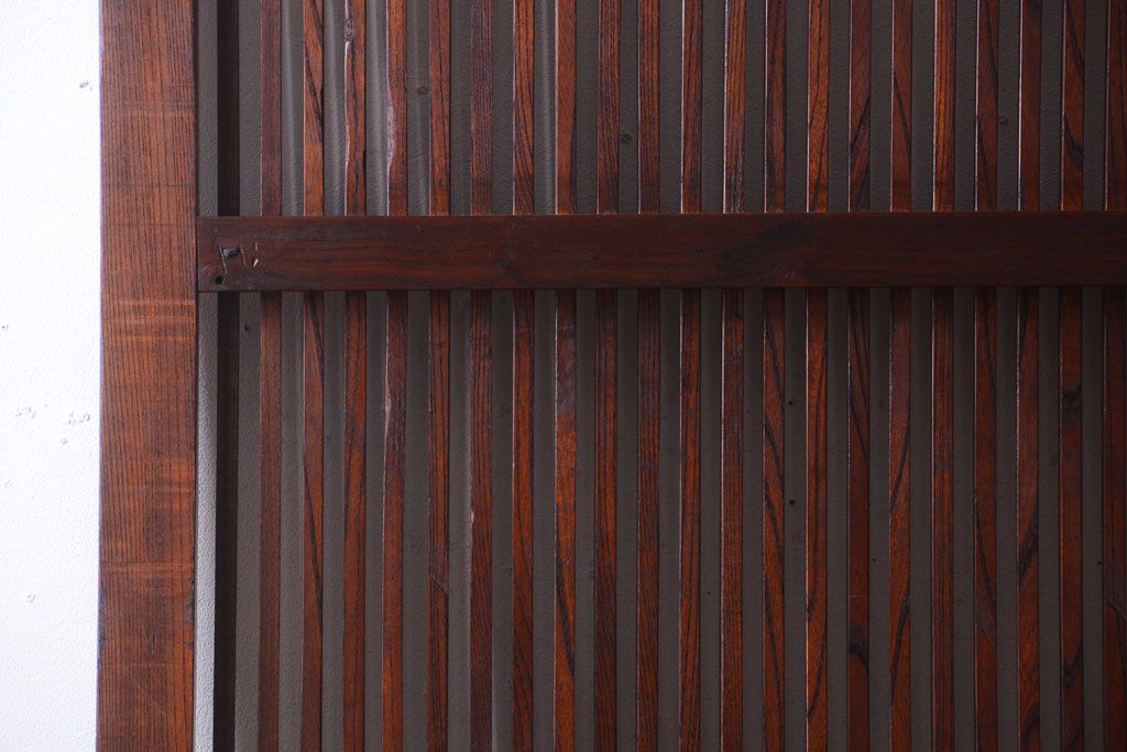 欅材製!シンプルデザイン　上品でモダンなアンティーク蔵戸(玄関戸)