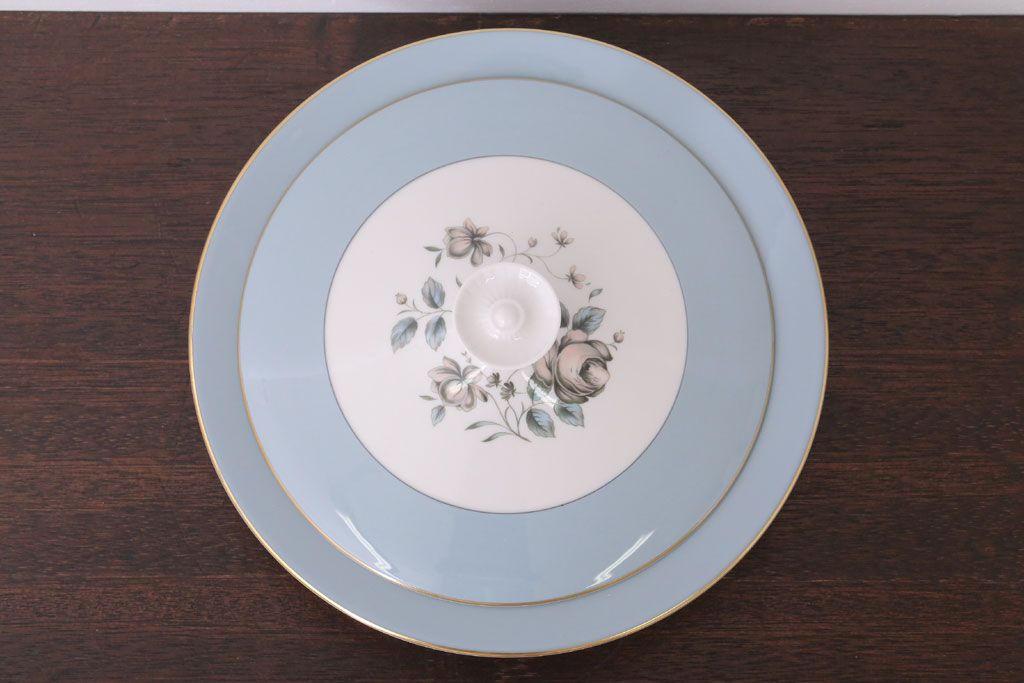 アンティーク雑貨　【T様ご成約済・ご決済用】ROYAL DOULTON(ロイヤルドルトン)　ROSE ELEGANS(ローズ・エレガンス)　チュリーン(蓋付きの深皿)(洋食器)(1)