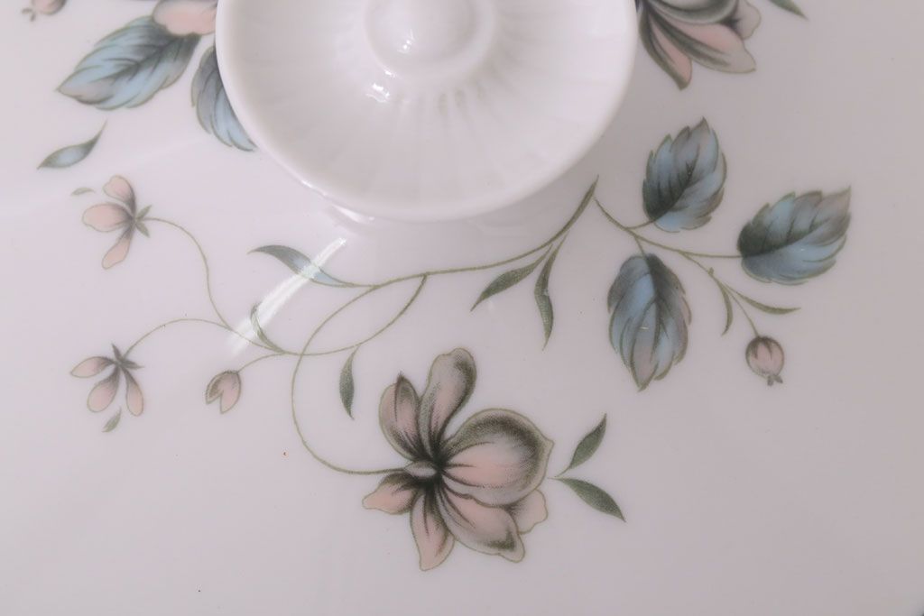 アンティーク雑貨　【T様ご成約済・ご決済用】ROYAL DOULTON(ロイヤルドルトン)　ROSE ELEGANS(ローズ・エレガンス)　チュリーン(蓋付きの深皿)(洋食器)(1)