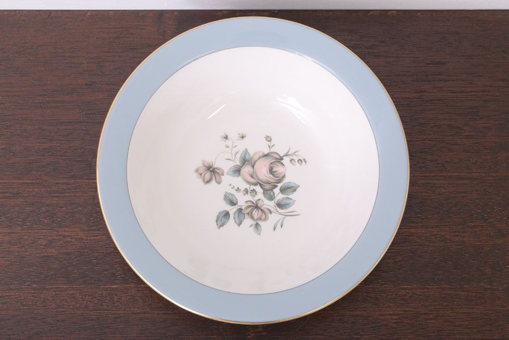 アンティーク雑貨　【T様ご成約済・ご決済用】ROYAL DOULTON(ロイヤルドルトン)　ROSE ELEGANS(ローズ・エレガンス)　チュリーン(蓋付きの深皿)(洋食器)(1)