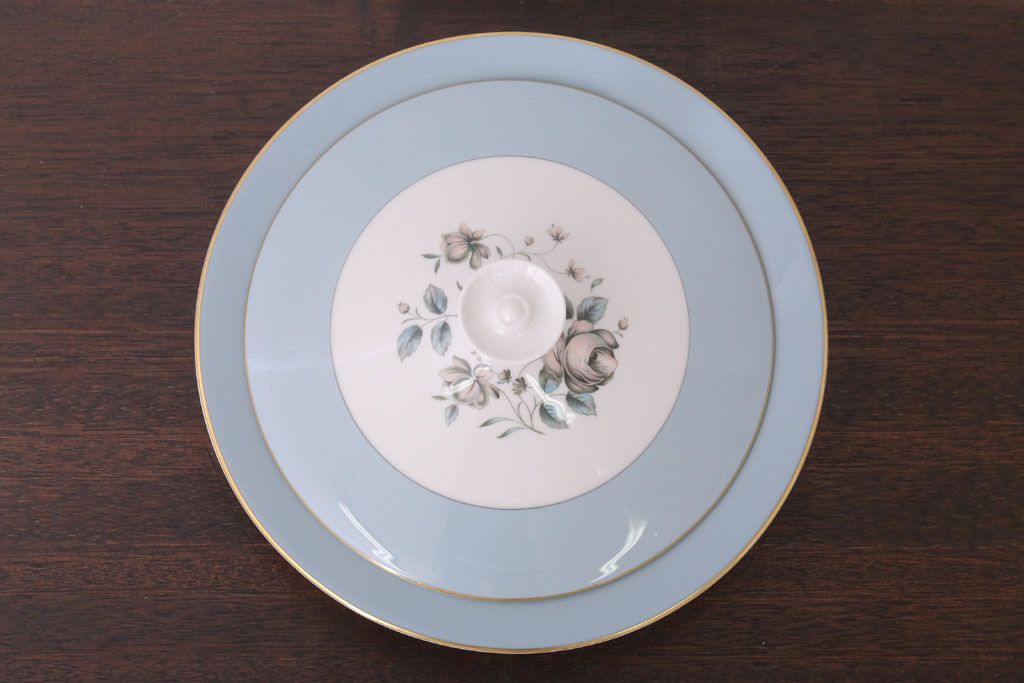 アンティーク雑貨　【T様ご成約済・ご決済用】ROYAL DOULTON(ロイヤルドルトン)　ROSE ELEGANS(ローズ・エレガンス)　チュリーン(蓋付きの深皿)(洋食器)(2)