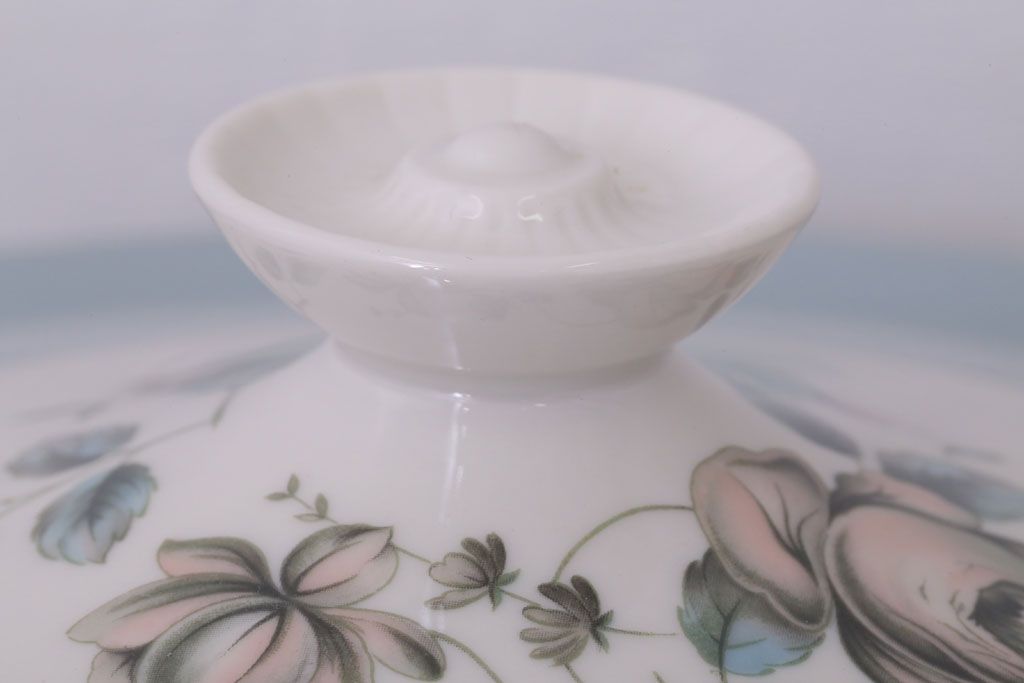 アンティーク雑貨　【T様ご成約済・ご決済用】ROYAL DOULTON(ロイヤルドルトン)　ROSE ELEGANS(ローズ・エレガンス)　チュリーン(蓋付きの深皿)(洋食器)(2)