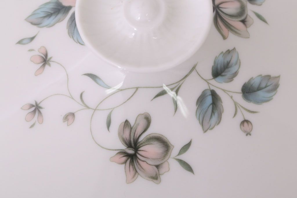 アンティーク雑貨　【T様ご成約済・ご決済用】ROYAL DOULTON(ロイヤルドルトン)　ROSE ELEGANS(ローズ・エレガンス)　チュリーン(蓋付きの深皿)(洋食器)(2)