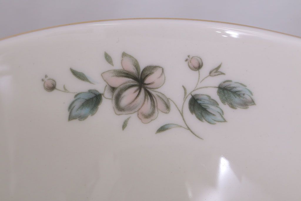 ROYAL DOULTON(ロイヤルドルトン)　ROSE ELEGANS(ローズ・エレガンス)　コーヒーポット・クリーマー・シュガー3点セット(洋食器)