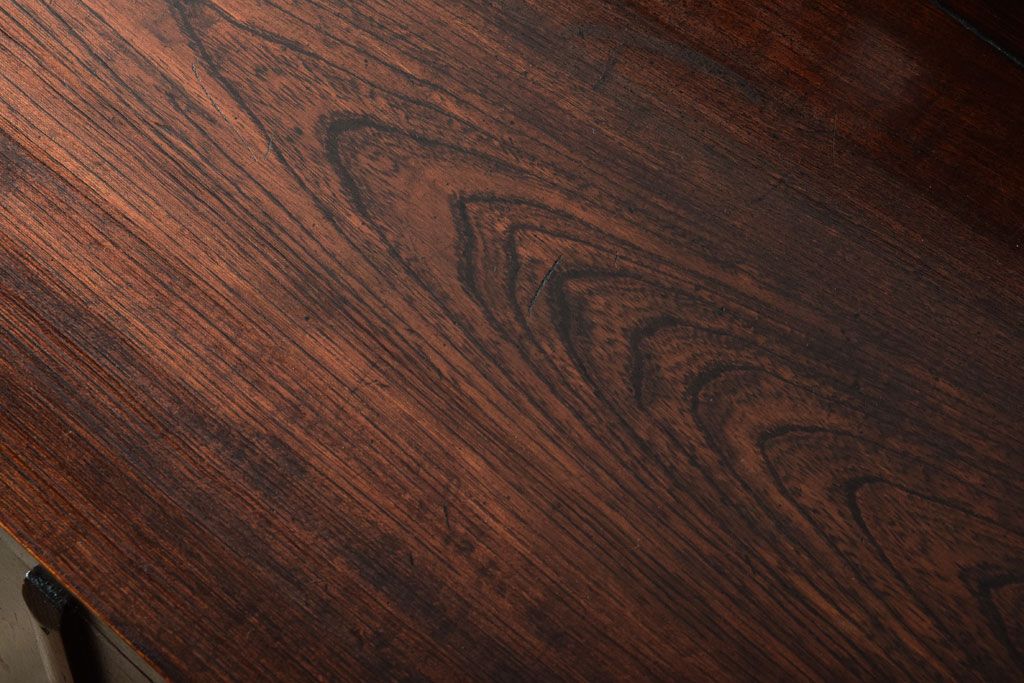 アンティーク家具　大正期　当時物色ガラス入りの高級品!和製アンティークの本箱(ブックケース)