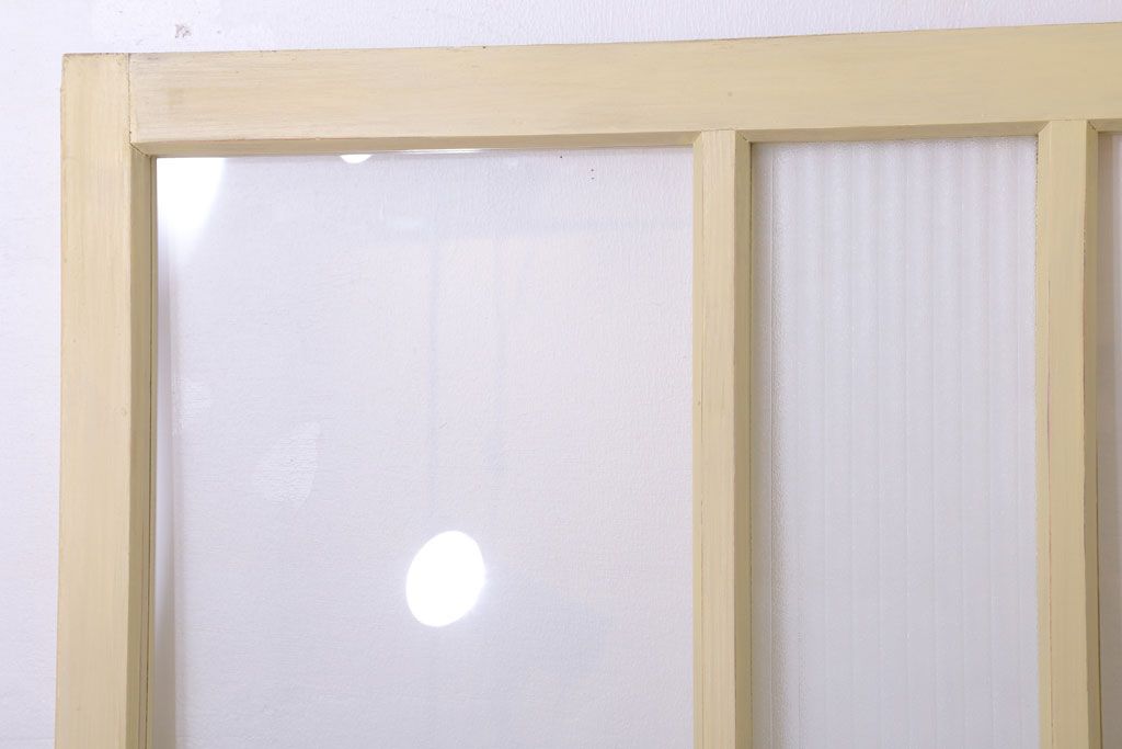 銀モールガラス入りの引き戸2枚セット(窓)
