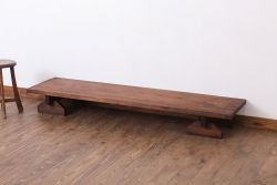 アンティーク雑貨　和製アンティークの置き型木味裁ち板(3)
