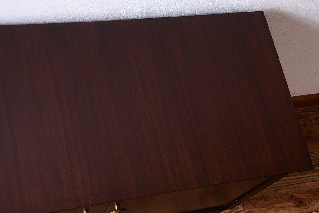ヴィンテージ家具　マホガニー突板!イギリスビンテージサイドボード(リビングボード)