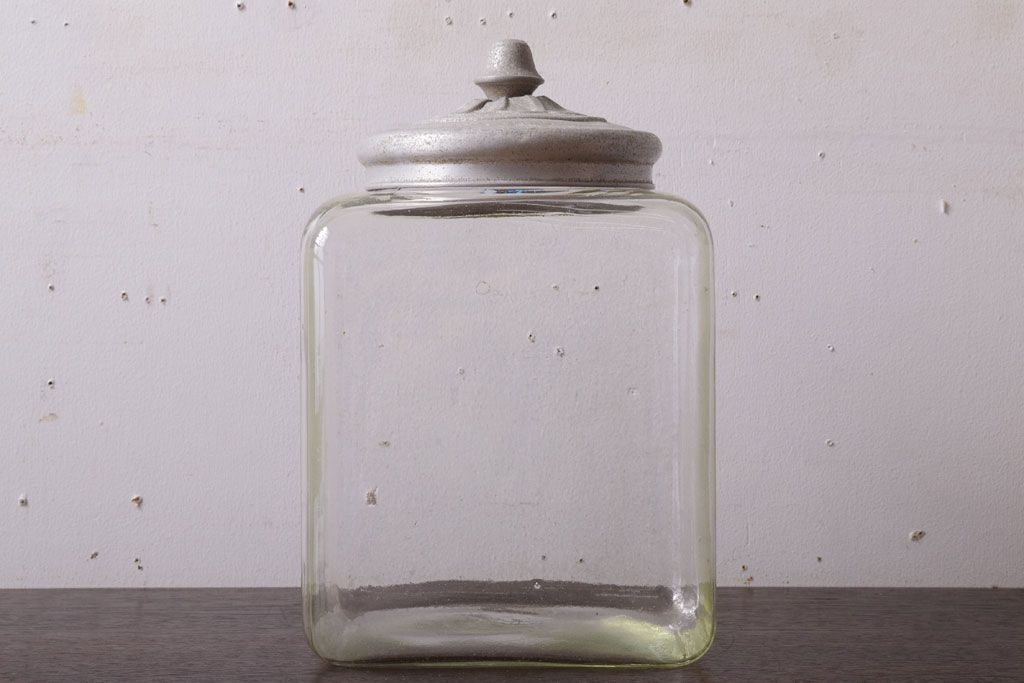 アンティーク雑貨　古い駄菓子屋のガラス瓶(ビン)