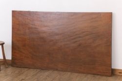 アンティーク雑貨　栃の木材一枚板!明治大正期の古い床板(古材、材料)