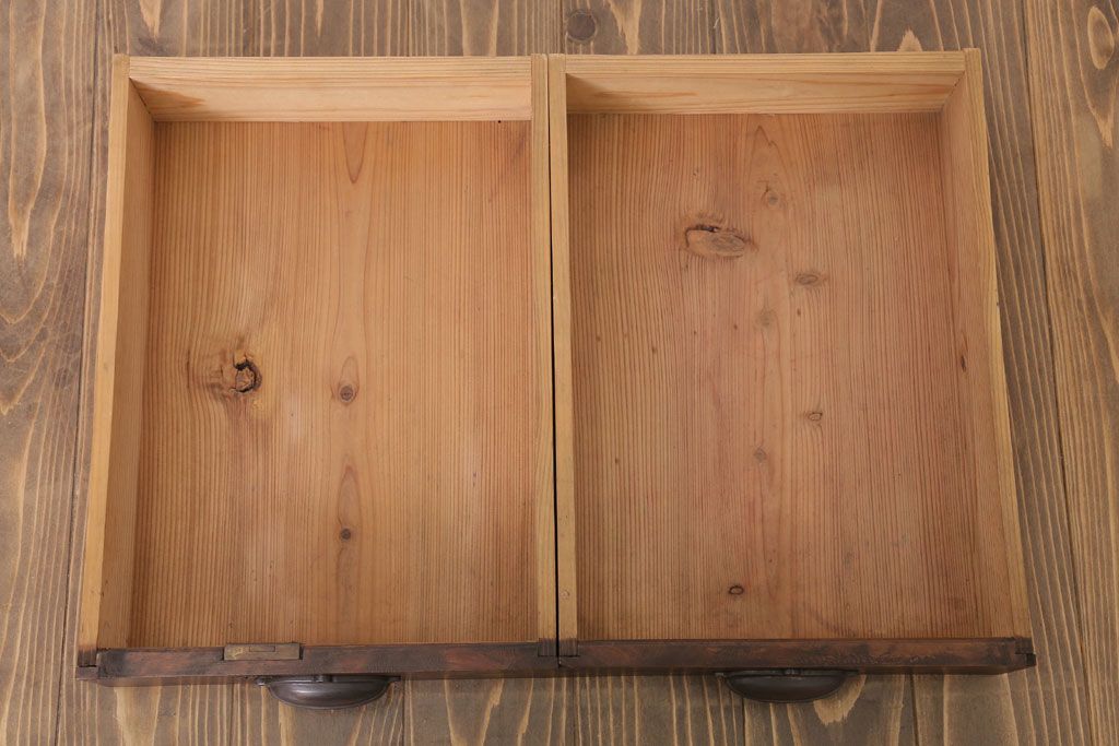 アンティーク家具　檜材　筆返し付き!和製アンティーク文机
