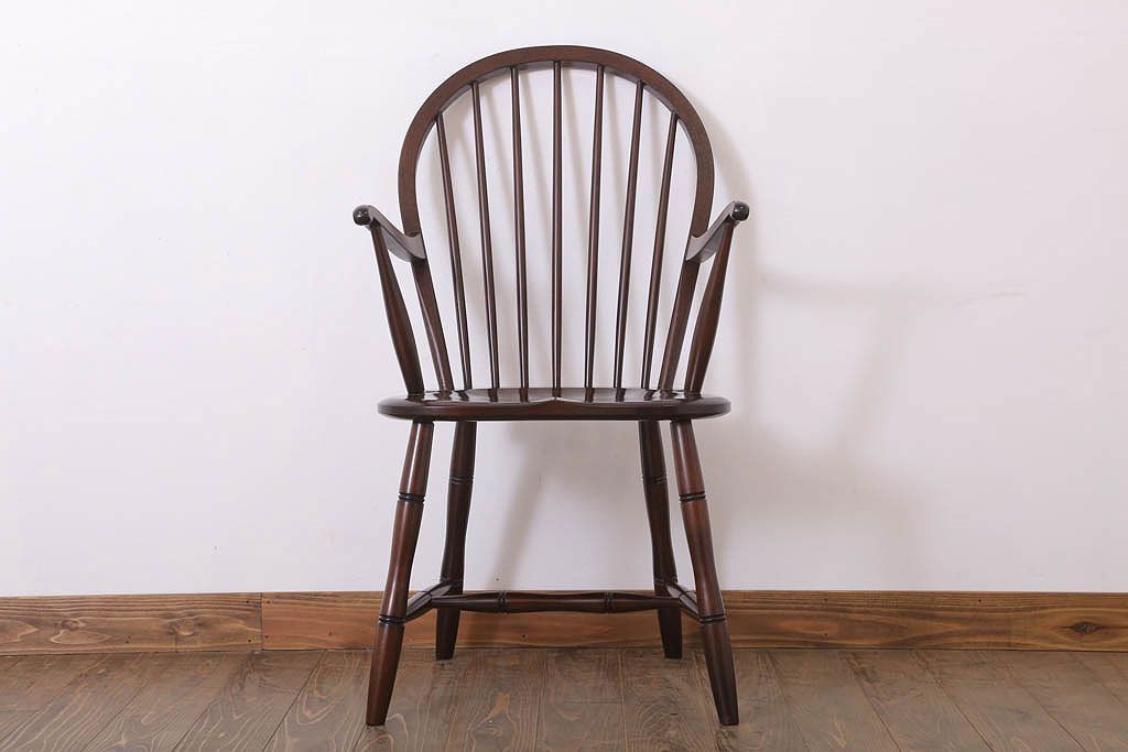 中古美品　松本民芸家具　#85型　リーチ型アームチェア(定価86000円)(1)