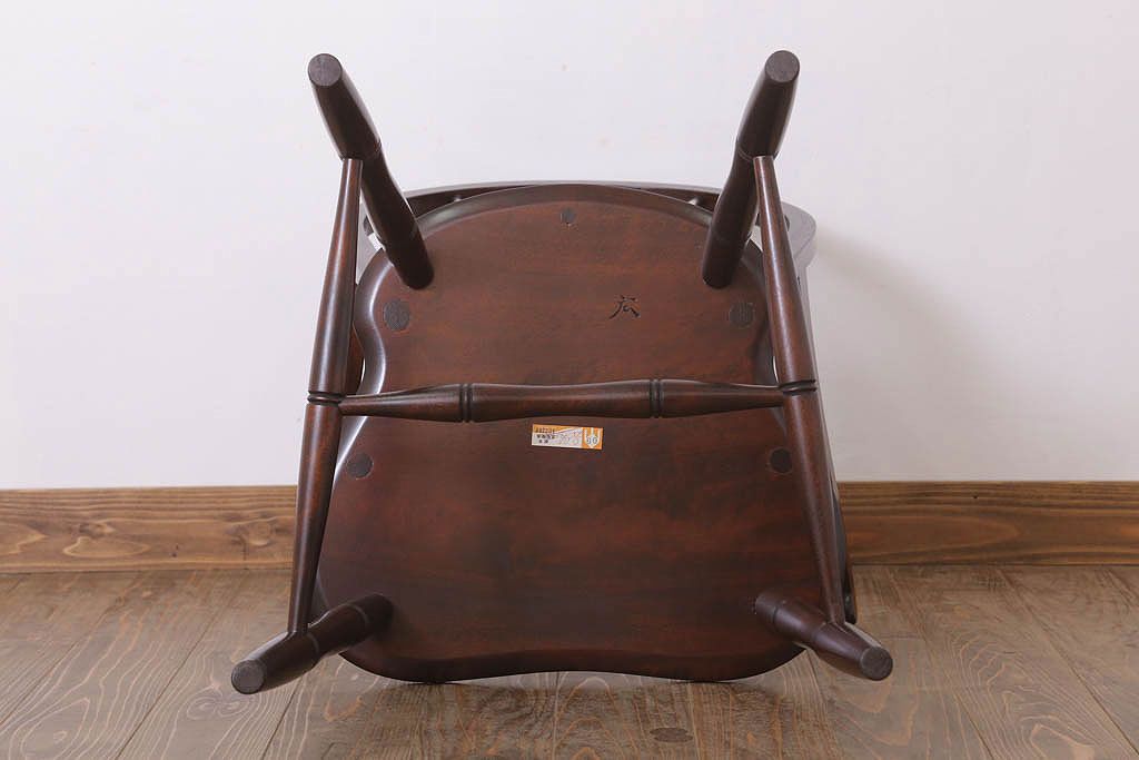 中古美品　松本民芸家具　#85型　リーチ型アームチェア(定価86000円)(1)