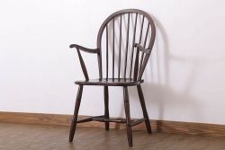 中古美品　松本民芸家具　#85型　リーチ型アームチェア(定価86000円)(2)