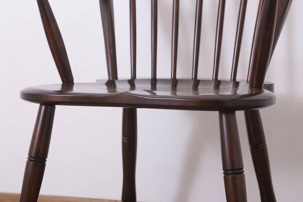 中古美品　松本民芸家具　#85型　リーチ型アームチェア(定価86000円)(2)