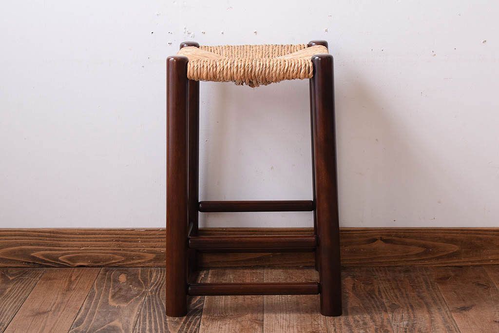 中古美品　松本民芸家具　#528型　スツール(定価37800円)