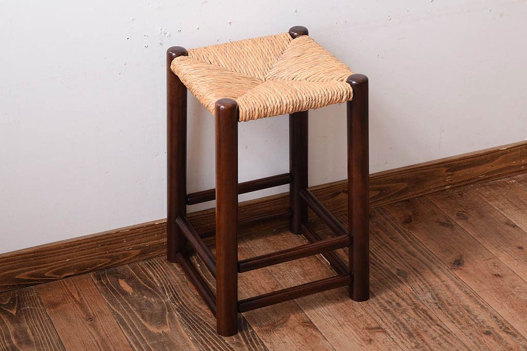 中古美品　松本民芸家具　#528型　スツール(定価37800円)