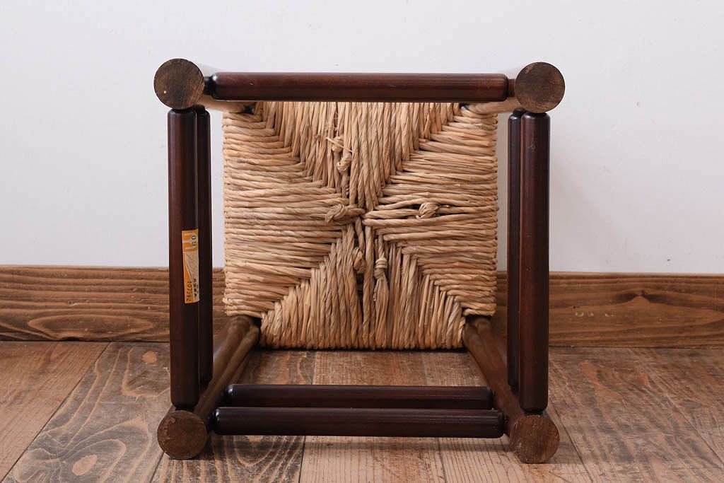 中古美品　松本民芸家具　#528型　スツール(定価37800円)