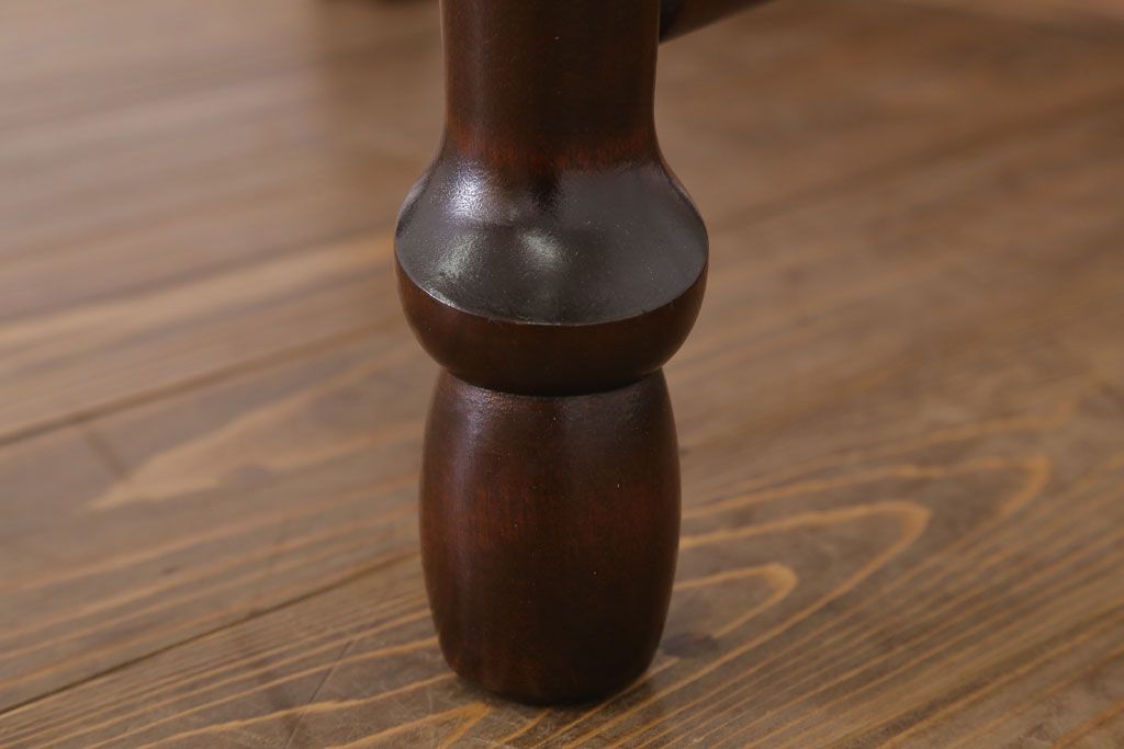 中古美品　松本民芸家具　#48型　ラッシ座面　スピンドルアームチェア(定価約14万9千円)(椅子)