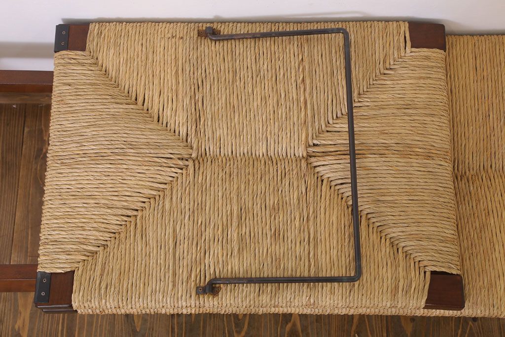 中古　美品　松本民芸家具　柳宗悦氏監修　#512型　ベンチ(長椅子、シェーズロング、寝イス、寝椅子)(定価約48万円)(R-022544)