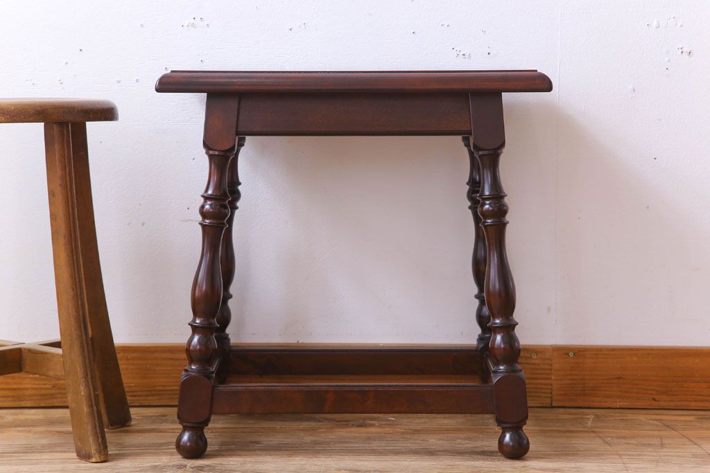 中古美品　松本民芸家具　#25型　スツール・テーブル