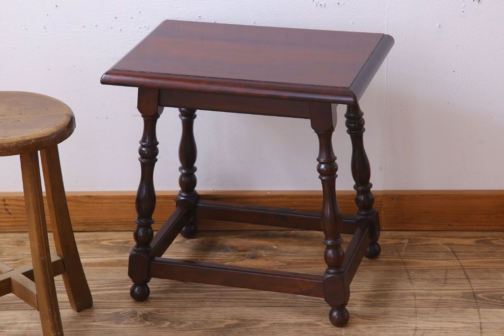 中古美品　松本民芸家具　#25型　スツール・テーブル