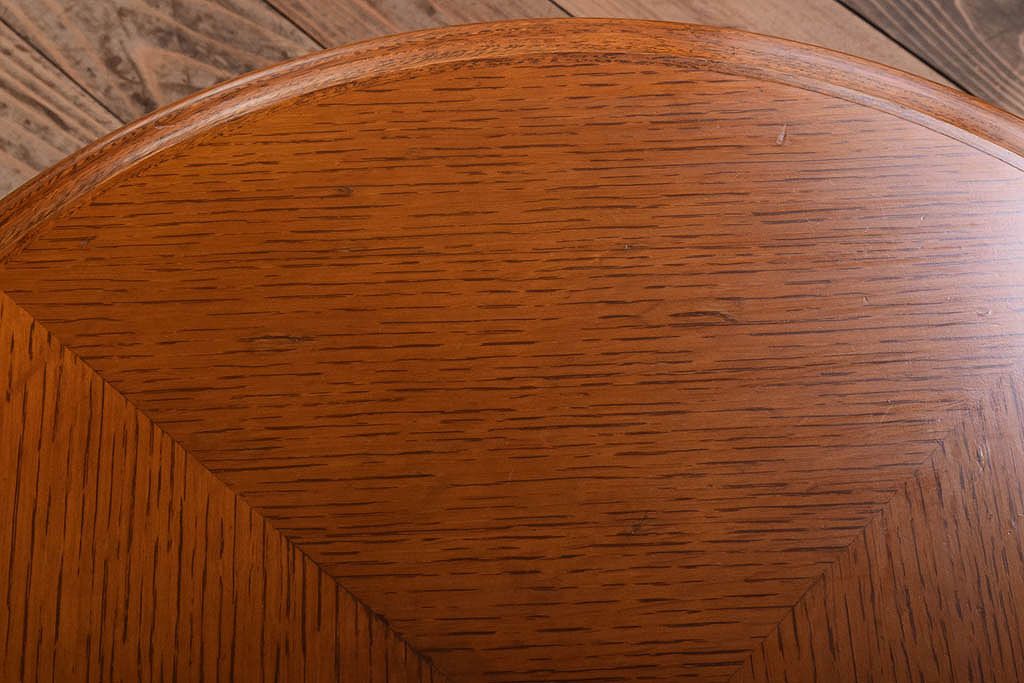 中古　天童木工　小ぶりなラウンドテーブル(1)