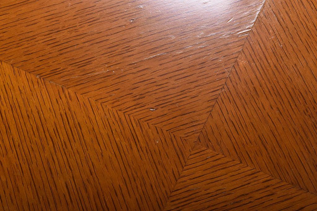 中古　天童木工　小ぶりなラウンドテーブル(2)