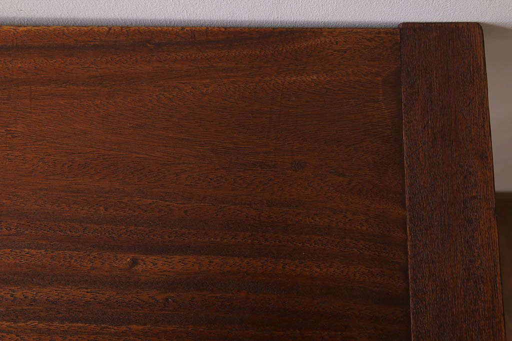 アンティーク家具　古材天板!アンティーク鉄脚テーブル(作業台、机)(3)
