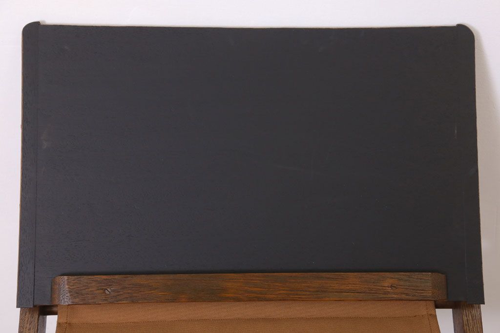 アンティーク家具　和製アンティーク　古い木製のリーディングデスク(折りたたみ式学習机)(2)
