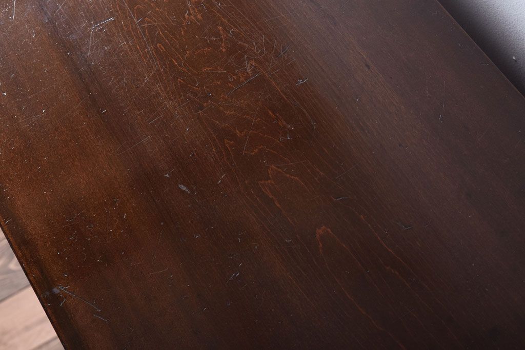 アンティーク家具　縞黒檀材!上質なアンティーク茶箪笥